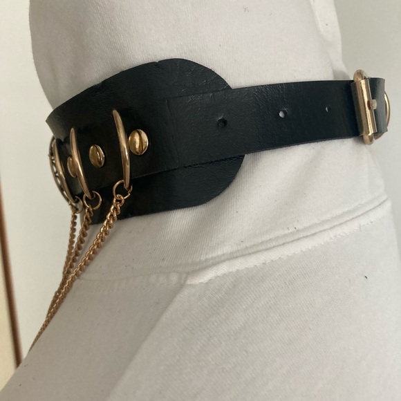 Gothic Choker with center Zodiac Emblem. - Picture 5 of 6